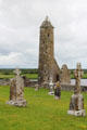 McCarthy's Round tower at Clonmacnoise. Ireland.