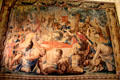 Tapestry showing funeral of Roman consul Decius Mus, who sacrificed himself in battle, at Kilkenny Castle. Ireland.