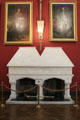 Fireplace by J.H. Pollen of Dublin in picture gallery at Kilkenny Castle. Ireland.