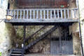 Exterior stairway at Rothe House. Kilkenny, Ireland.