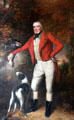 Portrait of Sir John Power founder of Kilkenny Fox Hunting Club at Rothe House. Kilkenny, Ireland.