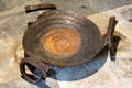 Modern iron bowl at Rothe House. Kilkenny, Ireland.