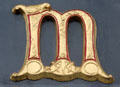 Irish letter on shop on Parliament St. Kilkenny, Ireland.