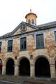 Restored arcade of The Main Guard. Clonmel, Ireland.