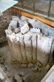 Romanesque ruins of earlier Cathedral found under Christ Church Cathedral. Waterford, Ireland.
