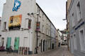 The Mall streetscape in Viking Triangle. Waterford, Ireland