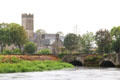 Desmond Castle on banks of Maigue River. Adare, Ireland