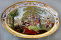 Würzburg porcelain platter by Friedrich Thomin at Pitti Palace Ceramics Museum. Florence, Italy.