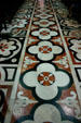 Inlaid floor of Duomo. Milan, Italy.