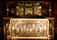 Tomb of St Charles Borromeo, Bishop of Milan in crypt of Duomo. Milan, Italy.