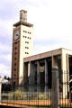 Clock tower of Parliament buildings in Nairobi. Kenya.