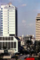 Nairobi view around towers of Main mosque. Kenya.