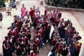 Students lined up for entry in National Museum in Nairobi. Kenya.