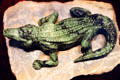 Semiprecious stone carving of a crocodile in jewelry store in Nairobi. Kenya.