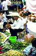 Selling fresh produce at market in Acatlán. Mexico.