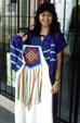 Dress vendor in Mérida. Mexico.
