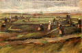 Net-menders in dunes painting by Vincent van Gogh at Van Gogh Museum. Amsterdam, NL.