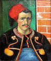 Zouave in Arles painting by Vincent van Gogh at Van Gogh Museum. Amsterdam, NL.