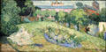 Daubigny's garden painting by Vincent van Gogh at Van Gogh Museum. Amsterdam, NL.