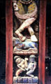 Erotic carvings on Pashupatinath Temple in Durbar Square, Bhaktapur. Nepal.
