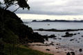 Scenic Long Beach in Russell. New Zealand.