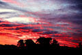Sunset in Orewa north of Auckland. New Zealand.