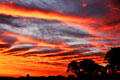 Sunset in Orewa north of Auckland. New Zealand