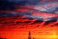 Sunset in Orewa north of Auckland. New Zealand.