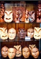 Maori carvings in shop at Rotorua. New Zealand.