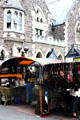 Browsing through a crafts market in at University of Christchurch. New Zealand.