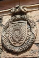 Carved RAF wreath at Scottish National War Memorial. Edinburgh, Scotland.
