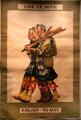 Scottish recruiting poster showing kilted troops at National War Museum of Scotland. Edinburgh, Scotland.