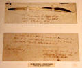 Sir Walter Scott's quill pen at Writers' Museum. Edinburgh, Scotland.