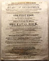 Playbill for Theatre Royal performance of Scott's Heart of Midlothian at Writers' Museum. Edinburgh, Scotland.