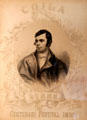 Robert Burns graphic for Centenary Festival at Writers' Museum. Edinburgh, Scotland.