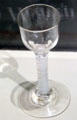 English cordial glass said to have belonged to Robert Burns during stay in Edinburgh at Writers' Museum. Edinburgh, Scotland.
