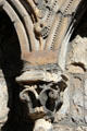 Carving details of Holyrood Abbey. Edinburgh, Scotland.