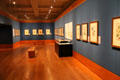 Art display for special exhibits at Queens Gallery. Edinburgh, Scotland.