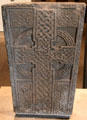 Cross on reverse side of sandstone cross-slab carving from Invergowrie, Angus at National Museum of Scotland. Edinburgh, Scotland.