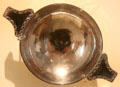 Silver quaich by James Penman of Edinburgh at National Museum of Scotland. Edinburgh, Scotland.