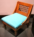 Egyptian Revival chair by Christopher Dresser made by Chubb & Sons or Thomas Knight of England at National Museum of Scotland. Edinburgh, Scotland