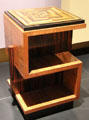 Multiwood table by Thomas Tait of London at National Museum of Scotland. Edinburgh, Scotland.