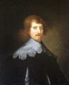 Portrait of John, 6th Earl of Rothes who played key role in rebellion against Charles I & in drafting National Covenant at National Museum of Scotland. Edinburgh, Scotland.