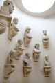 Roman busts at National Gallery of Scotland. Edinburgh, Scotland.