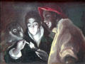 An Allegory painting by El Greco at National Gallery of Scotland. Edinburgh, Scotland.