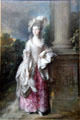 Honourable Mrs. Graham painting by Thomas Gainsborough at National Gallery of Scotland. Edinburgh, Scotland.