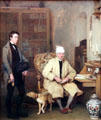 Letter of Introduction painting by Sir David Wilkie at National Gallery of Scotland. Edinburgh, Scotland.