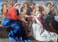 Mystic Marriage of St Catherine painting by Nicolas Poussin at National Gallery of Scotland. Edinburgh, Scotland.