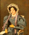 Artist's Mother painting by Camille Corot at National Gallery of Scotland. Edinburgh, Scotland.