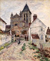 Church at Vétheuil painting by Claude Monet at National Gallery of Scotland. Edinburgh, Scotland.